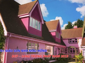 25+ Mẫu sơn nhà màu hồng phấn đẹp - sang chảnh nhất